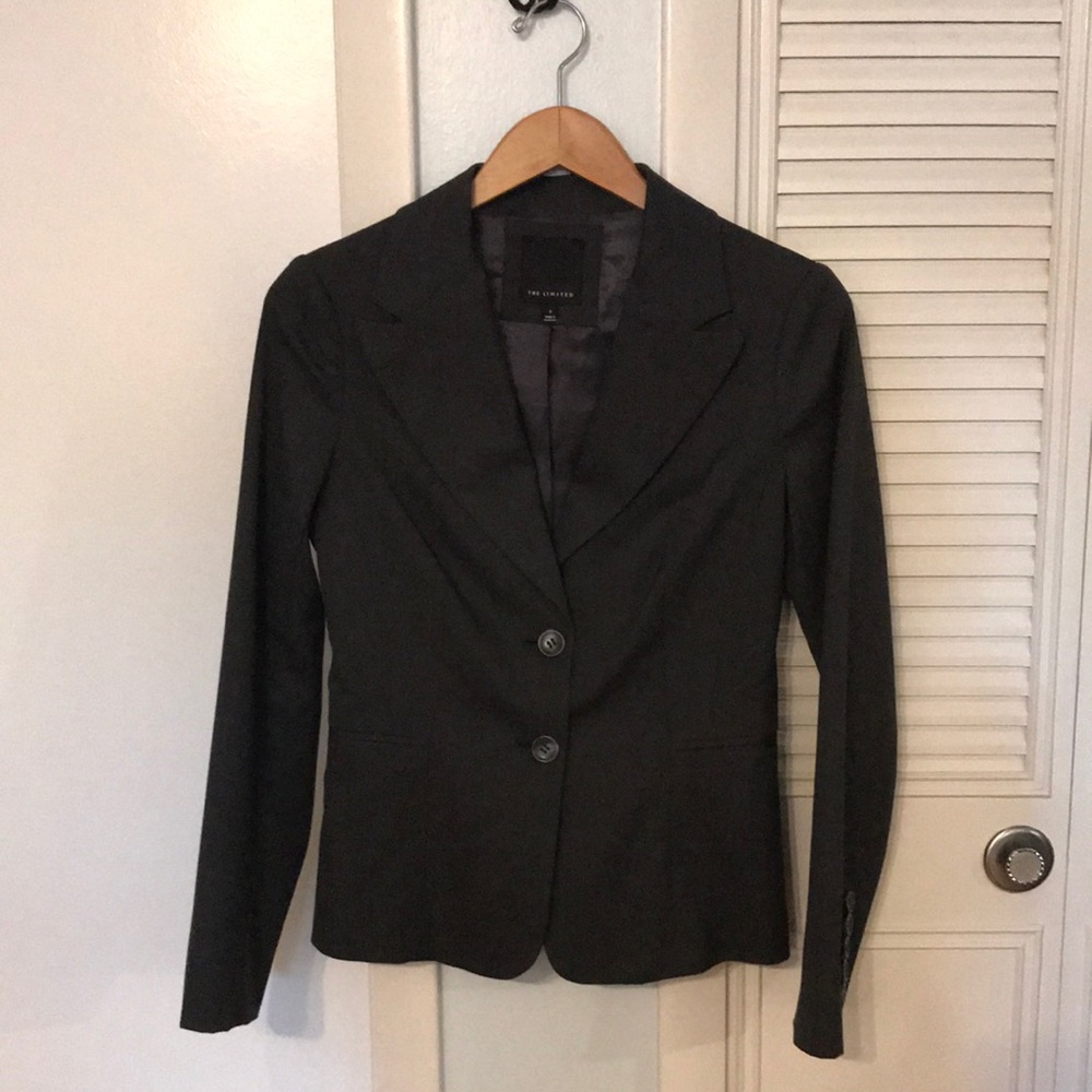 The Limited Blazer, charcoal gray, size 2
